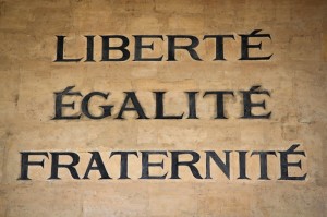 Freiheit, Gleichheit, Brüderlichkeit – französische Tugenden